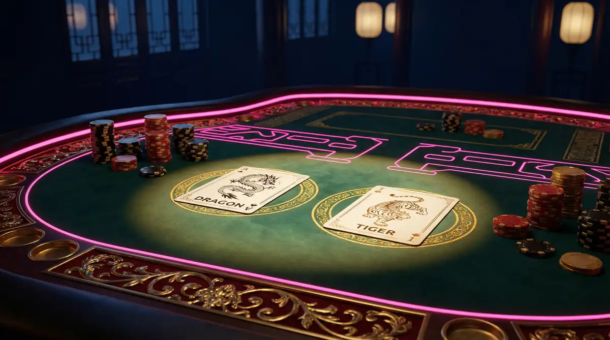 龙虎斗游戏桌面布局